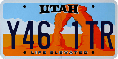 UT license plate Y461TR