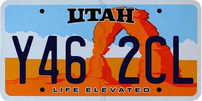 UT license plate Y462CL