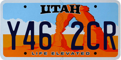 UT license plate Y462CR