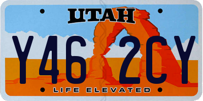 UT license plate Y462CY