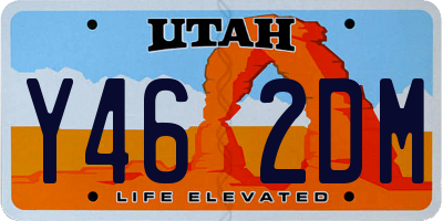 UT license plate Y462DM