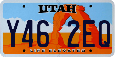 UT license plate Y462EQ