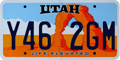 UT license plate Y462GM