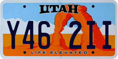 UT license plate Y462II