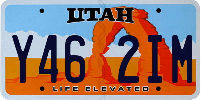 UT license plate Y462IM
