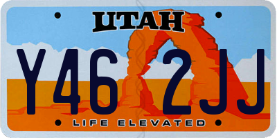 UT license plate Y462JJ