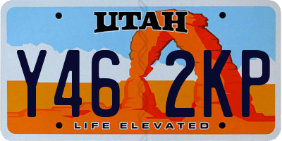 UT license plate Y462KP