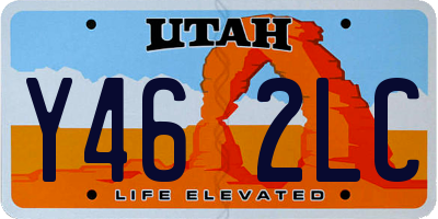UT license plate Y462LC