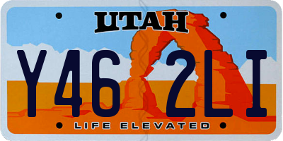 UT license plate Y462LI