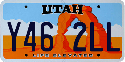 UT license plate Y462LL