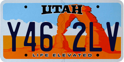 UT license plate Y462LV