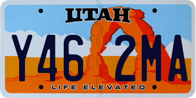 UT license plate Y462MA