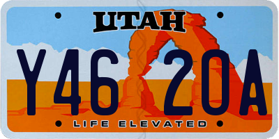 UT license plate Y462OA