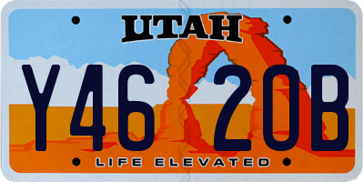 UT license plate Y462OB