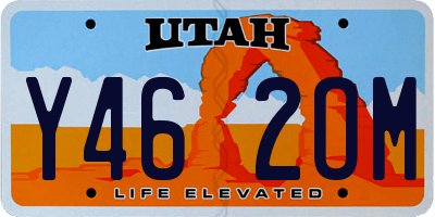 UT license plate Y462OM