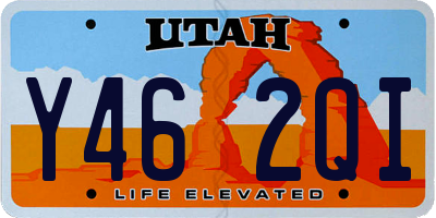 UT license plate Y462QI