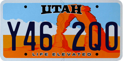 UT license plate Y462QO
