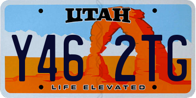 UT license plate Y462TG