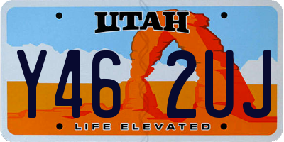UT license plate Y462UJ