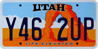UT license plate Y462UP