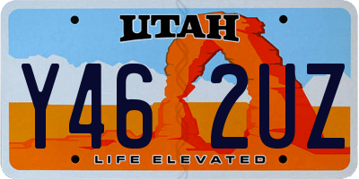 UT license plate Y462UZ