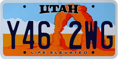 UT license plate Y462WG