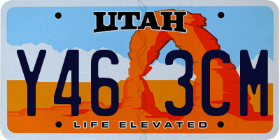 UT license plate Y463CM