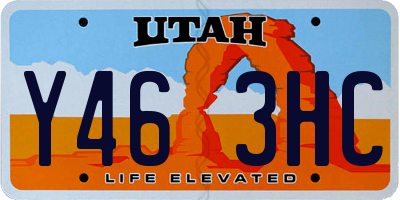 UT license plate Y463HC