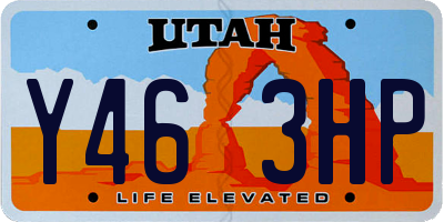 UT license plate Y463HP