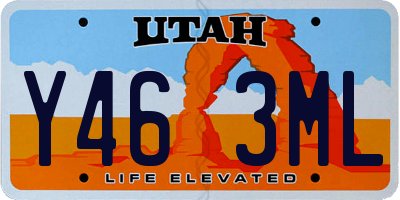 UT license plate Y463ML