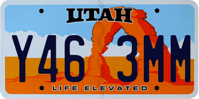 UT license plate Y463MM