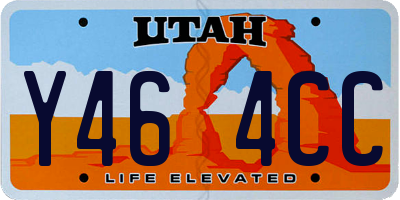 UT license plate Y464CC