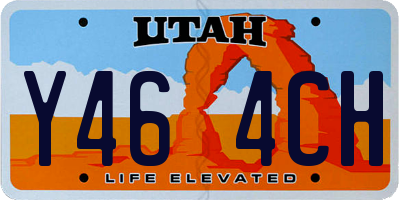 UT license plate Y464CH