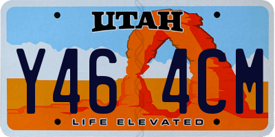 UT license plate Y464CM