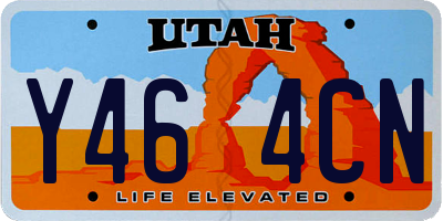 UT license plate Y464CN