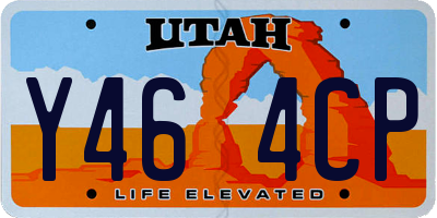 UT license plate Y464CP