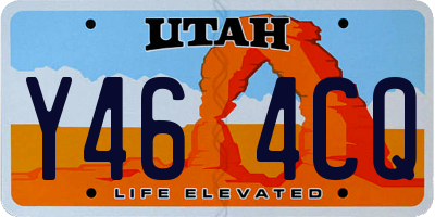 UT license plate Y464CQ