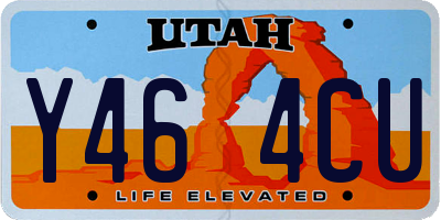 UT license plate Y464CU