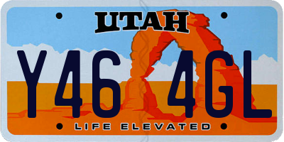 UT license plate Y464GL