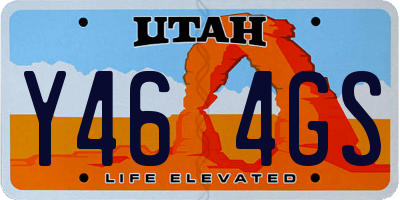 UT license plate Y464GS