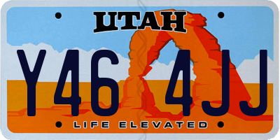 UT license plate Y464JJ