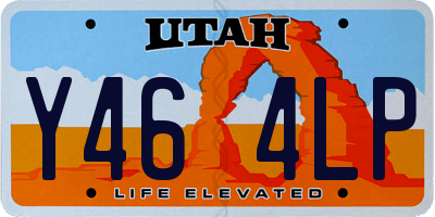 UT license plate Y464LP