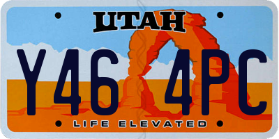UT license plate Y464PC