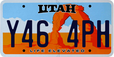UT license plate Y464PH