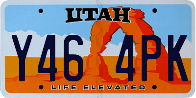 UT license plate Y464PK