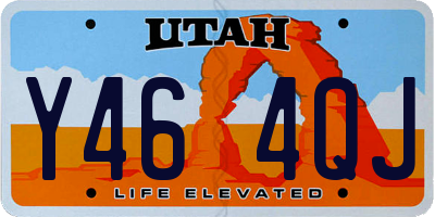 UT license plate Y464QJ