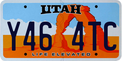 UT license plate Y464TC
