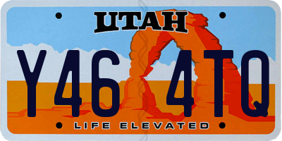 UT license plate Y464TQ