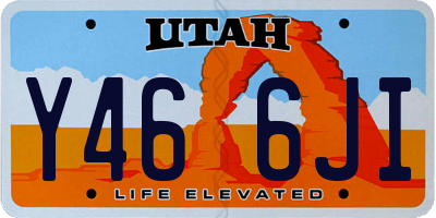 UT license plate Y466JI