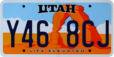 UT license plate Y468CJ